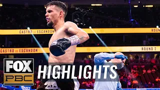 Carlos Castro vs Oscar Escandon | FULL FIGHT HIGHLIGHT | PBC ON FOX