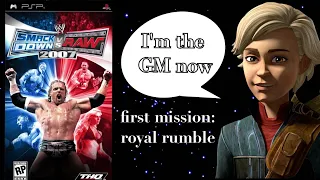 SVR 2007 Royal Rumble (gameplay) on the PSP (Omega the GM)