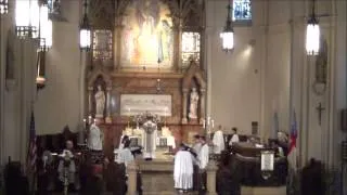 Ave Verum Corpus (W. Byrd) for Corpus Christi 2014 @ St. John's Detroit