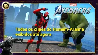 Todos os clipes do Homem-Aranha exibidos até agora | Marvels Avengers