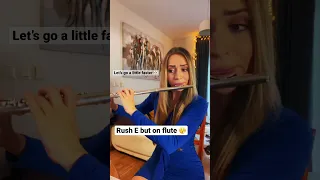 Rush E but on flute 👀