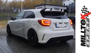 Mercedes-Benz A45 AMG W176 | Wydech Milltek Sport De-cat+Cat-back Non-res exhaust | Wydechowe.pl