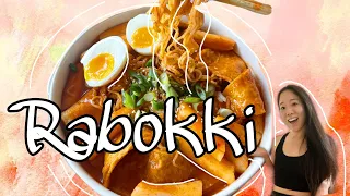 Rabokki (Tteokbokki & ramen) | Korean street food, pescatarian, easy recipes