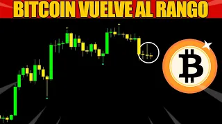 BITCOIN VUELVE AL LATERAL | PRONOSTICO BITCOIN HOY ESPAÑOL