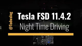 Can Tesla FSD Beta 11.4.2 Drive Me Home at Night