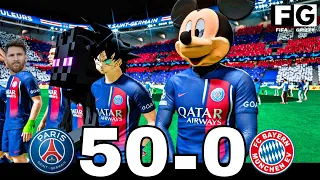 FIFA 24 | RONALDO, SON GOKU, MESSI, MINECRAFT AND ALLSTARS | PSG 50 - 0 BAYERN MÜNCHEN