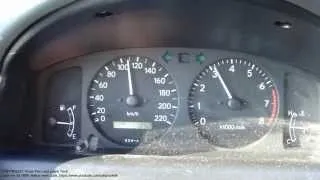 Toyota Corolla 1.6 VVT-i acceleration test 0 km/h to 100 km/h