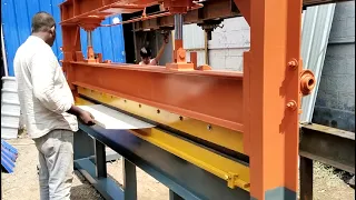 Ridge bending machine