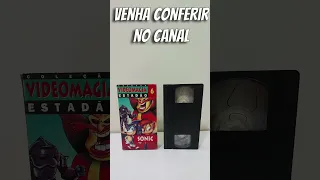 As fitas VHS do Sonic - Estadão #shorts #sega #sonic