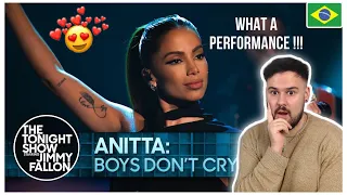 REACTION TO OUR BRAZILIAN QUEEN: Anitta: Boys Don’t Cry | The Tonight Show Starring Jimmy Fallon