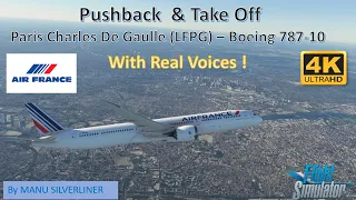 FS 2020  - A Passenger Life -  Departure from Paris CDG (LFPG)  - Based on a real Flight (AF 7640)