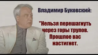 Владимир Буковский: "Нельзя перешагнуть через горы трупов. Прошлое вас настигнет".