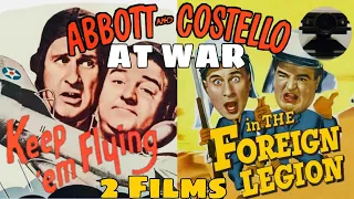 Abbott And Costello "At War" Double Bill 4!! "Keep 'Em Flying" And "In The Foreign Legion"