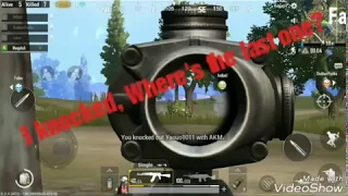 1v4 will i win?/ 500m kill ak 4x scope |Bots in pubg #2