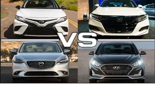 WOW AMAZING...!!!Nissan Altima vs Honda Accord vs Toyota Camry vs Hyundai Sonata : How they compare