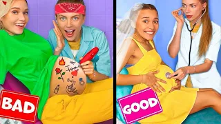 Good Pregnant vs Bad Pregnant  Funny Pregnancy Situations by 4 girls