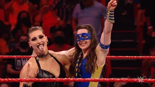 WWE Raw 9/6/21 Rhea Ripley & Nikki ASH vs Tamina & Natalya