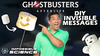 Secret Marshmallow Messages with Ghostbusters: Afterlife! | Impossible Science at Home