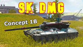 Concept 1B - 4 Kills • 9K DMG • WoT Blitz