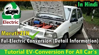 Suzuki Zen Full Electric Conversion I Review I Conversion tutorial video I InHindi I #Craft4Model