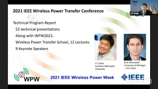 Wireless Power Week Opening Ceremony and Keynote Session 1 and Technical Session 1 - Edited