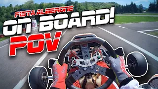 CRG KT2 VORTEX ROK SENIOR 125cc // Pista Kart Alberone // Onboard Lap POV