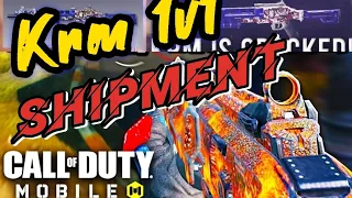 Krm 1v1 shipment warrior🔥😈 | call of duty mobile 🇿🇦