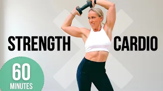 60 MIN SWEATY SUPERSETS | Strength & Cardio Workout