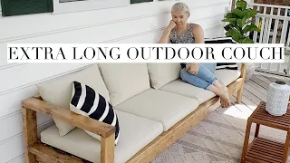 DIY Outdoor Couch Built From 2x4s | Restoration Hardware Knockoff