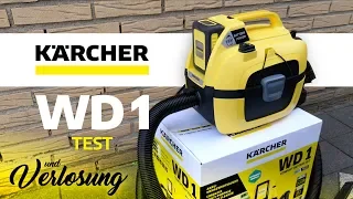 Kärcher Akku-Nass-/Trockensauger WD 1 Compact Battery Set Test und Gewinnspiel | 83metoo