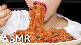 ASMR SPICY COLD NOODLES (Bibim-Naengmyeon) 비빔냉면 리얼사운드 먹방 Eating Sounds