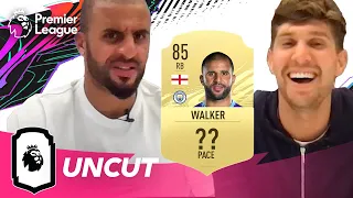 Kyle Walker is not happy with his FIFA 21 pace rating! | Uncut | AD