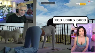 Alinity Reacts to xQc Checking her Out