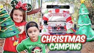 24 HOURS Christmas Camping at DISNEYWORLD