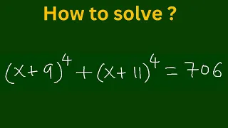 A nice Algebra Math Olympiad Tricks | International challenge Simplification | Find x=?