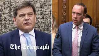 Andrew Bridgen sues Matt Hancock for £100,000 over Covid vaccine row