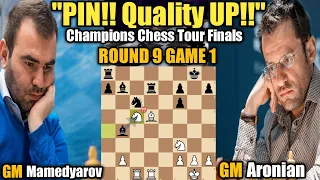 Champions Chess Tour 2021 Finals | Shakhriyar Mamedyarov VS Levon Aronian | Round 9 Game 1