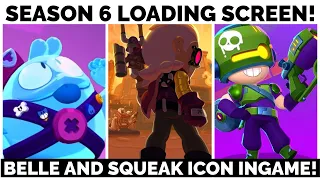 NEW SEASON 6 LOADING SCREEN! - BELLE AND SQUEAK ICON INGAME! - APRIL UPDATE - BRAWL STARS NEWS
