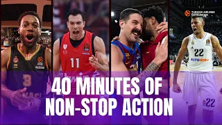 EUROLEAGUE'S BEST moments from the Game 5's PLAYOFFS | 40 minutes of non stop ACTION