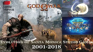 Evolution of Santa Monica Studio Games 2001-2018