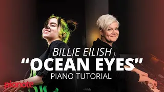 How to Play "Ocean Eyes" by Billie Eilish (Beginner Piano Tutorial)