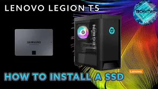 Lenovo Legion T5, Lets upgrade the SSD! How to install a SSD