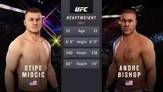 Stipe Miocic vs. Andre Bishop (EA sports UFC 3) - CPU vs. CPU