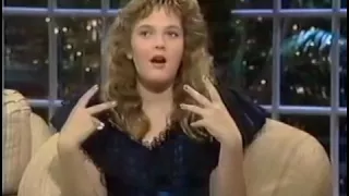 SWEET DREW BARRYMORE (ALMOST 12 YRS OLD) ON JOAN RIVERS SHOW, LATE 1986 OR EARLY 1987 (472