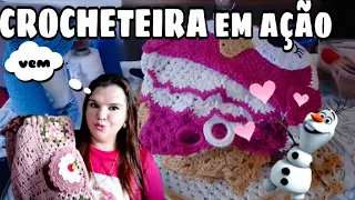 ROTINA DE UMA CROCHETEIRA✅ lutando muito com crochê