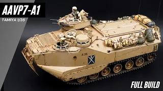 AAVP7A-A1 Tamiya 1/35 scale model build タミヤ