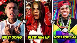 RAPPERS FIRST SONG VS SONGS THAT BLEW THEM UP VS MOST POPULAR SONGS!