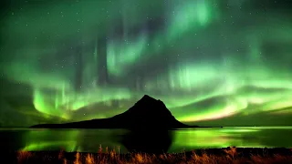 Polární záře na Islandu (Ostrov na severu)