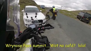 Hardknott and Wrynose Passes by Royal Enfield Himalayan.