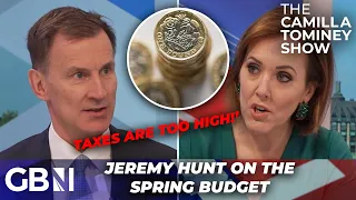 Jeremy Hunt on whether SPRING BUDGET will lower taxes - ‘It’s a long-term growth plan!’